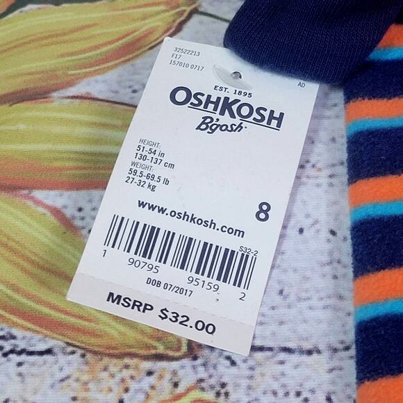 Osh Kosh B'gosh Fall Pajamas Size 8 NWT - Picture 3 of 8
